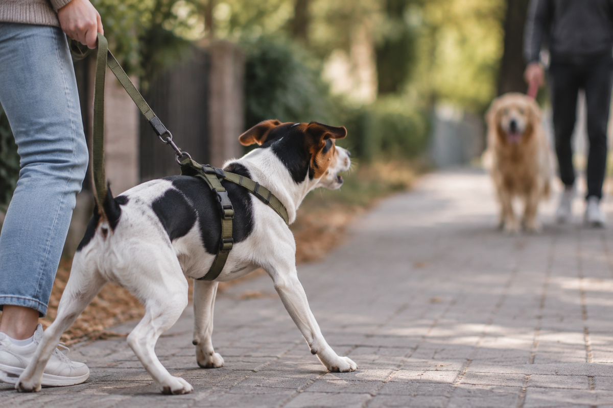 Perro reactivo: qué es, por qué ocurre y cómo manejarlo en los paseos